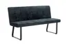 byLIVING Sitzbank Talea, 160 cm, dunkelgrau, Gestell Metall Produktbild-Vorschau 1