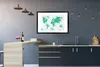 MuchoWow® MuchoWow® Gerahmtes Poster Weltkarte - Ölfarbe - Produktbild-Vorschau 5