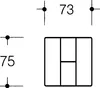 HEWI Aufschraubfederband B9505.75, links, Stahl/Kunststoff Produktbild-Vorschau 4