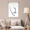 MuchoWow® Wandteppich Wandbehang Frau - Gesicht - Lippen Produktbild-Vorschau 5
