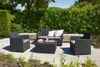 Keter Ensemble de salon Mia, pour 4 personnes, table avec Voir les images du produit 14