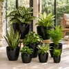 Floran Blumentopf „Boule“ - schwarz - glanzend - Keramik - Produktbild-Vorschau 3