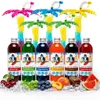 Syrop Slush zestaw party 6 smaków 250 ml + 5 kolorowych Podgląd zdjęcia produktu 1