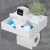 3-in-1 Toilettenpapierhalter, integrierter Schublade Ideal Produktbild-Vorschau 1