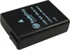 A black camera battery with text and a logo on it, isolated on a white background. Produktbild-Vorschau