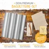 KRUSTENZAUBER Baguette Backform Antihaft inkl. Bäckerleinen Produktbild-Vorschau 2