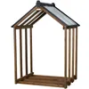WONDERMAKE® Design Kaminholzregal aus Holz mit Dach, Produktbild-Vorschau 2
