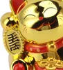 2 Zoll Glückskatze Maneki Neko Fengshui Statue - Solar Produktbild-Vorschau 3