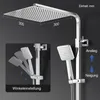 Heilmetz Regendusche Duschsystem mit Thermostat, 30x30cm Produktbild-Vorschau 6
