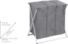 A diagram showing the dimensions of a laundry basket, next to a product image of the laundry basket. Produktbild-Vorschau