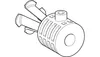 Keramag Wandbefestigung WB9N-T - 597203000 Produktbild-Vorschau 1