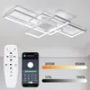 Smart LED Deckenleuchte 90x60cm, Moderne Geometrische Produktbild-Vorschau 1