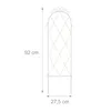 Relaxdays Rankgitter, Metall, 3 Rankhilfen je HxB: 92 x Produktbild-Vorschau 4