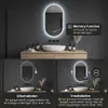 LoXa miroir de salle de bain Fiona 40×80 cm ovale - LED, Voir les images du produit 5