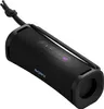 A black Sony Bluetooth speaker is shown against a white background. Voir les images du produit