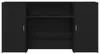 vidaXL Ontvangstbalie, zwart, eikenlook, 200x50x103,5 cm, Productafbeelding-voorbeeld 5