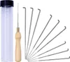 10 Pcs Filznadeln Zum Trockenfilzen, Nadelfilz Set, 3 Produktbild-Vorschau 1