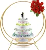 Hochzeit Bogen Eisen Rund Ring Ballonbogen Kuchenstand Produktbild-Vorschau 1