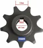 Ritzel 9 Zähne für 11mm Achse E-Scooter HMParts Produktbild-Vorschau 3
