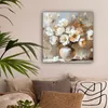 MuchoWow® - Leinwandbilder - Vase - Blumen - Kunst - Gold, Produktbild-Vorschau 2