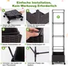 COSTWAY Treillis réglable en hauteur sur roulettes, Voir les images du produit 8