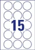 AVERY Zweckform 6225-10 Étiquettes rondes (150 points de Voir les images du produit 2
