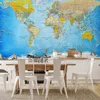Vlies Fototapete - World Classic Map 450x315 cm Karten Produktbild-Vorschau 1