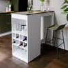 Bartisch Vicco Ross Weiß/Anthrazit 115 x 50 cm, Model 30469 Produktbild-Vorschau 5