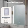 COSTWAY Badspiegel mit LED Beleuchtung 70x50cm, Wandspiegel Produktbild-Vorschau 3