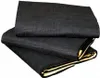 Three folded pieces of black sound-dampening material are stacked on a white background. Produktbild-Vorschau