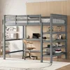 okwish Dětská postel 140 x 200 Patrová postel s úložnými Náhled obrázku produktu 1