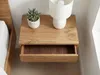 CONSOLE DE NUIT MURALE WOHNLING, 50x35 cm, en bois d'acacia Voir les images du produit 4