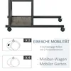 HOMCOM Beistelltisch Couchtisch mit Rollen höhenverstellbar Produktbild-Vorschau 8