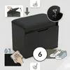 Schuhschrank mit Sitzfläche und Stauraum VIRA, 60 x 50 x 35 Produktbild-Vorschau 6