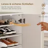 HOMCOM Scarpiera con ante con chiusura ammortizzata, Anteprima dell’immagine prodotto 6