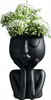 Kreative Vase in nordischer Charakterform, Sukkulenten, Produktbild-Vorschau 1
