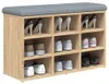 vidaXL Lavice na boty Sonoma dub 82 x 32 x 50 cm Materiál Náhled obrázku produktu 7