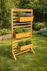 dobar Sichtschutz Paravent-Spalierwand mit Blumenkästen in Produktbild-Vorschau 4