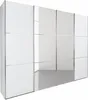 Schwebetürenschrank Kleiderschrank Escape 300x65x236cm weiß Produktbild-Vorschau 1
