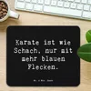 Mr. & Mrs. Panda Mauspad Spruch Karate Schach - Schwarz - Produktbild-Vorschau 2