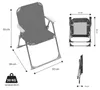 Silla de camping - Patrulla Canina, color azul Vista previa de la imagen del producto 2