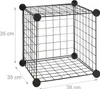 Système d'étagères avec treillis métallique 6 compartiments Voir les images du produit 5