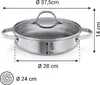 Tescoma Pánev hluboká SteelCRAFT s poklicí ø 28 cm, 2 Náhled obrázku produktu 4