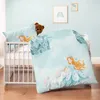 Biberna Kinder-Bettwäsche hellblau 1x 100x135 cm + 1x 40x60 Produktbild-Vorschau 2