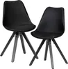 Lot de 2 chaises de salle à manger FineBuy noires de style Voir les images du produit 6