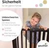 GEUTHER® Schutzgitter für Türen Oris Schwarz | Türgitter Produktbild-Vorschau 7