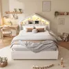 Flieks kinderbed 140x200 cm met glijbaan en leuning, bed Productafbeelding-voorbeeld 2