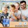 Wasserkocher Glas mit Temperatureinstellung und Teesieb,  Produktbild-Vorschau 7