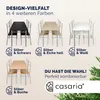 CASARIA® Esstisch mit 4 Stühlen Holz 5-tlg Set Metall Produktbild-Vorschau 8