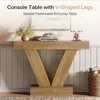 Tribesigns Table console 105 cm, avec pieds en V, pour le Voir les images du produit 8